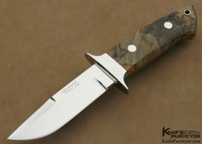 S.R. Johnson Custom Knife Spalted Maple Chute