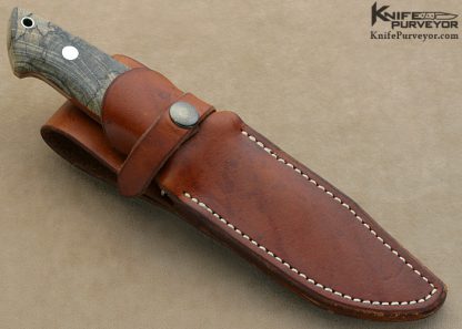 S.R. Johnson Custom Knife Spalted Maple Chute - Image 4