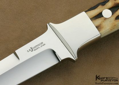 S.R. Johnson Custom Knife Stag Classic Fighter - Image 2