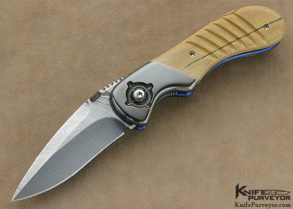 Sal Manaro Custom Knives Very Deluxe Mini-Bullseye Linerlock From the 2011 Tactical Invitational