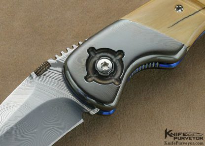 Sal Manaro Custom Knives Very Deluxe Mini-Bullseye Linerlock From the 2011 Tactical Invitational - Image 2