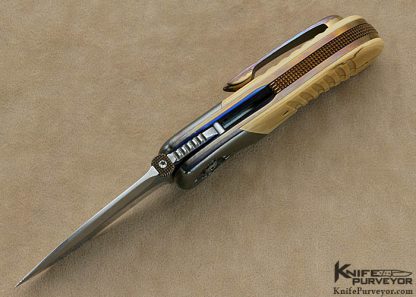 Sal Manaro Custom Knives Very Deluxe Mini-Bullseye Linerlock From the 2011 Tactical Invitational - Image 6