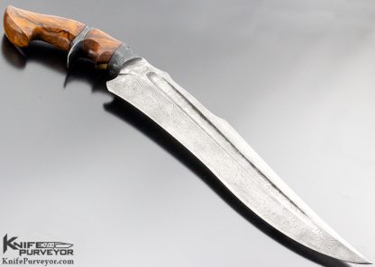 Sam Lurqin Custom Knife Massive Integral Subhilt with Maple - Image 3