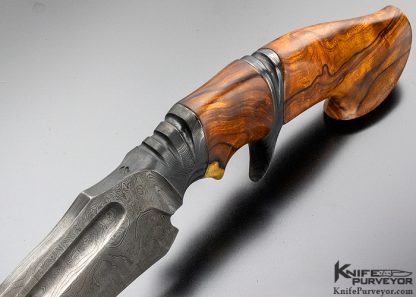 Sam Lurqin Custom Knife Massive Integral Subhilt with Maple - Image 5