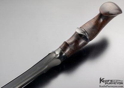 Sam Lurquin Custom Knife Venom Tsavo Tiger Striped Maple - Image 6