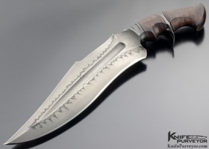 Sam Lurquin Custom Knife Venom Tsavo Tiger Striped Maple