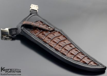 Sam Lurquin Custom Knife Venom Tsavo Tiger Striped Maple - Image 7