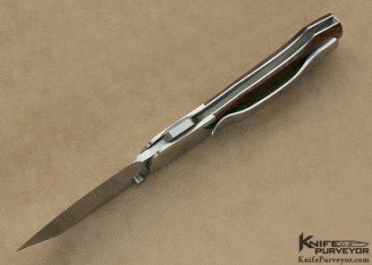 Scott Sawby Custom Knife Desert Ironwood Combat Utility Self Lock - Image 5