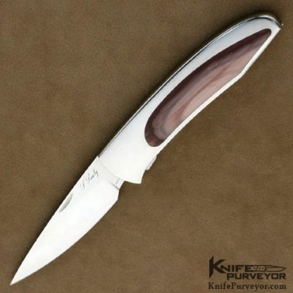 Scott Sawby Custom Knives Imperial Jasper Self Lock Tern