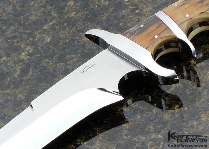 Schuyler Lovestrand Custom Knife Mammoth Subhilt Fighter - Image 2
