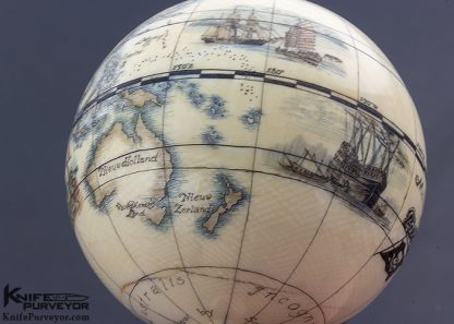 Scott Judge Antique Billiard Ball Globe with Stand - Image 5