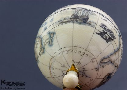 Scott Judge Antique Billiard Ball Globe with Stand - Image 6