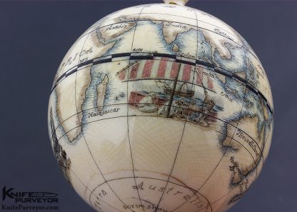 Scott Judge Antique Billiard Ball Globe with Stand - Image 2