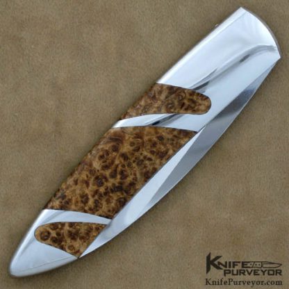 Scott Sawby Custom Knife: Burlwood Skimmer - Image 3