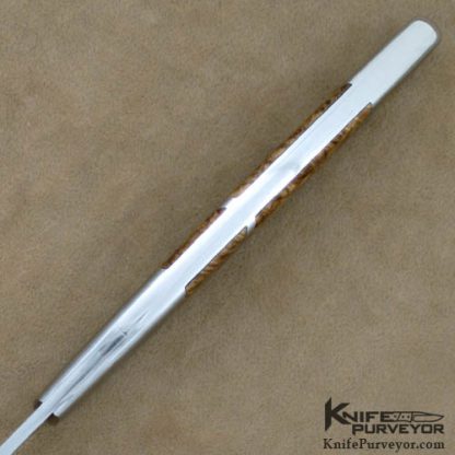 Scott Sawby Custom Knife: Burlwood Skimmer - Image 4