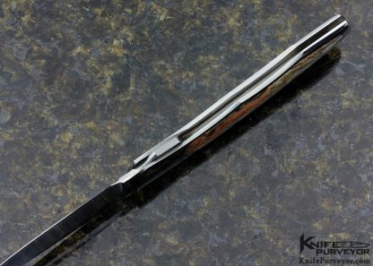 Scott Sawby Custom Knife Lace Agate Bittern Self Lock - Image 6