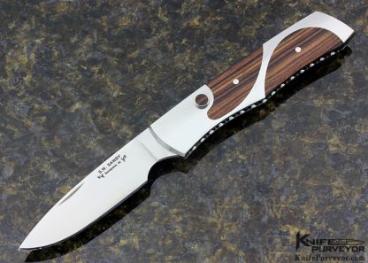 Scott Sawby Custom Knife Kingwood "Woodcock" Button Lock