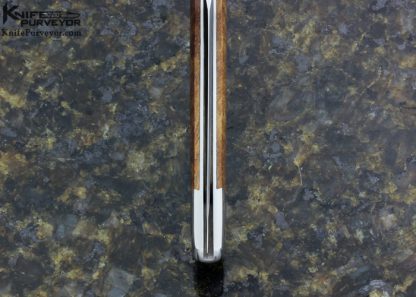Scott Sawby Custom Knife Large Texas Toothpick with Maple Wood - Image 8