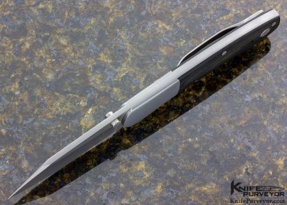 Scott Sawby Custom Knife Micarta Combat Utility Self Lock - Image 4