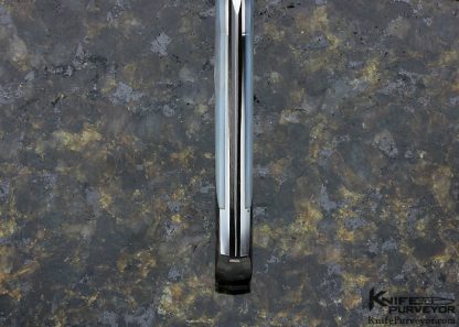 Scott Sawby Custom Knife Mother of Pearl and Tahitian Blacklip Pearl "Killdeer" Self Lock - Image 6