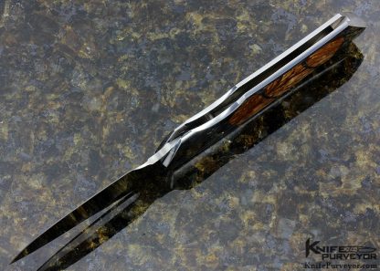 Scott Sawby Custom Knife Biggs Jasper Button Lock "Trogon" Folder - Image 5