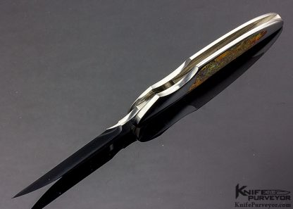 Scott Sawby Custom Knife Merganser Pietersite Button Lock - Image 5