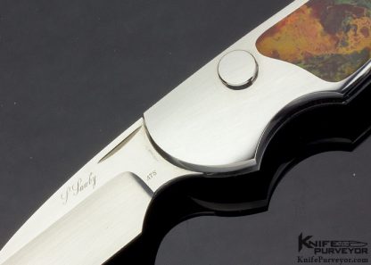 Scott Sawby Custom Knife Merganser Pietersite Button Lock - Image 2