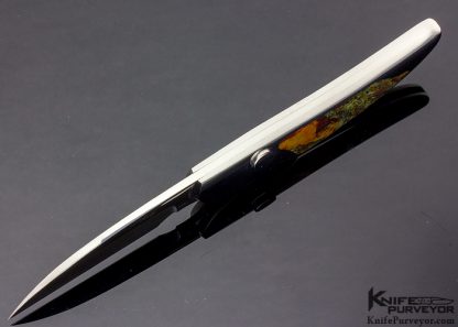 Scott Sawby Custom Knife Merganser Pietersite Button Lock - Image 4