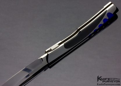 Scott Sawby Custom Knife Killdeer with Black Edwards Jade and Lapis - Image 5