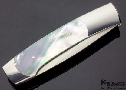 Scott Sawby Custom Knife "Swift" with Mother of Pearl - Image 3