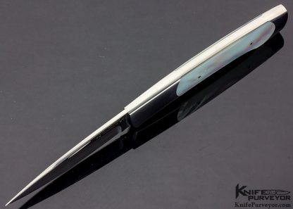Scott Sawby Custom Knife "Swift" with Mother of Pearl - Image 4