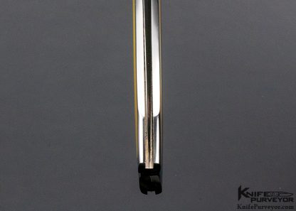 Scott Sawby Custom Knife Gold Lip Pearl Interframe Selflock - Image 6