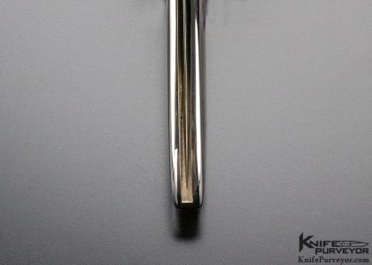 Scott Sawby Custom Knife Black Lip Pearl Murrelet Self Lock - Image 8