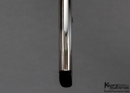 Scott Sawby Custom Knife Black Lip Pearl & Damascus Combat Utility Self Lock - Image 7