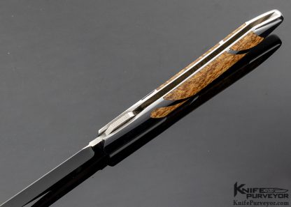 Scott Sawby Custom Knife Box Elder Burl Skimmer - Image 5