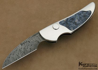 Scott Sawby Custom Knives Pietersite Interframe "Merganser" with Mike Norris Staineless Steel Damascus 4/13/12