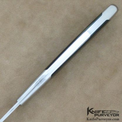 Scott Sawby Custom Knife Blacklip Pearl Small Tanager Selflock - Image 4