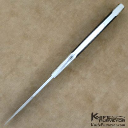 Scott Sawby Custom Knife Carbonfiber Swift Engraved by Jon Robyn - Image 5