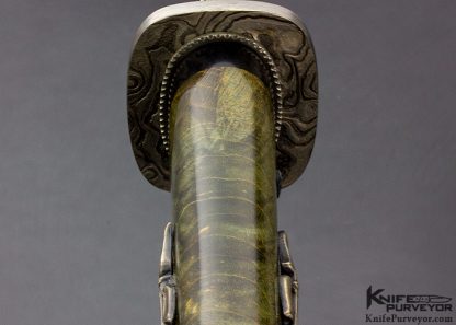 Scott Slobodian Custom Knife Tanto with Maple Sheath - Image 5