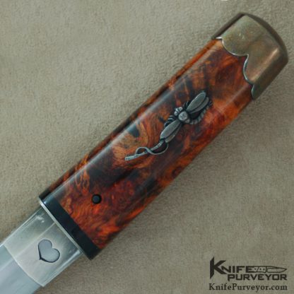 Scott Slobodian Custom Knife Spalted Maple Tanto - Image 2
