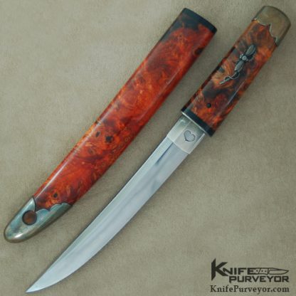 Scott Slobodian Custom Knife Spalted Maple Tanto