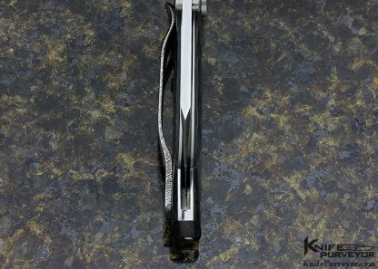 Scott Sawby Custom Knife Carbon Fiber Button Lock - Image 6