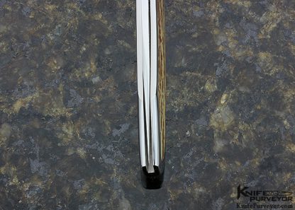 Scott Sawby Custom Knife Damasteel & Jasper Interframe Tern Selflock - Image 6