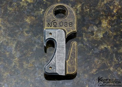 Serge Panchenko Custom Knife SKT-1 #38  Multi Purpose Key Tool/ Strap cutter/Rescue hook, Bottle Opener
