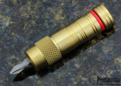 Sergey Rogovets Custom Knife Steampunk XR-6s Frame Lock Flipper #17 - Image 6