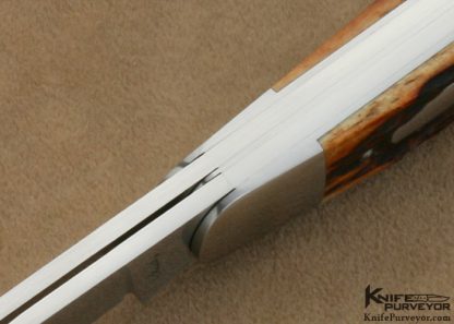 Eugene Shadley Custom Knife 2 Bladed Jigged Bone Slip Joint - Image 6