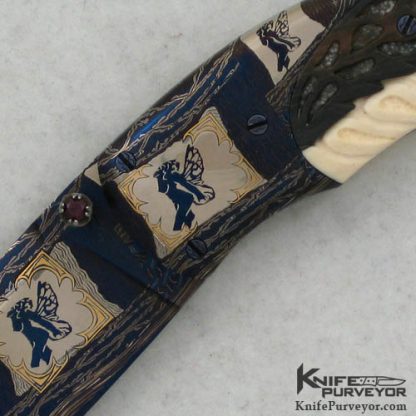 Shane Taylor Custom Knife Based on a Poem by Alfred Lloyd Tennyson - Image 2