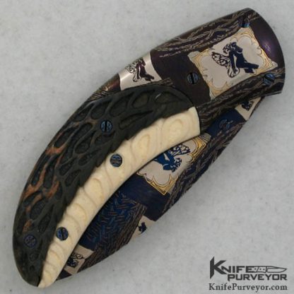 Shane Taylor Custom Knife Based on a Poem by Alfred Lloyd Tennyson - Image 3