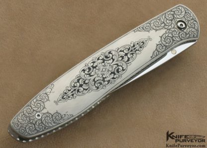 Andy Shinosky Custom Knife Sole Authorship Engraved Linerlock - Image 3