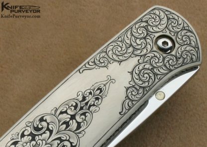 Andy Shinosky Custom Knife Sole Authorship Engraved Linerlock - Image 4
